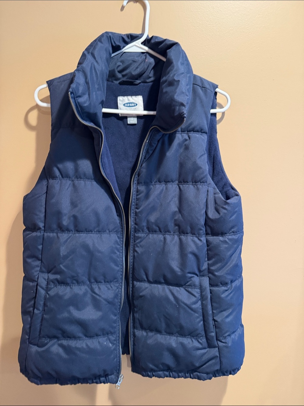 Old Navy Navy Quilted Puffer Vest for Kids